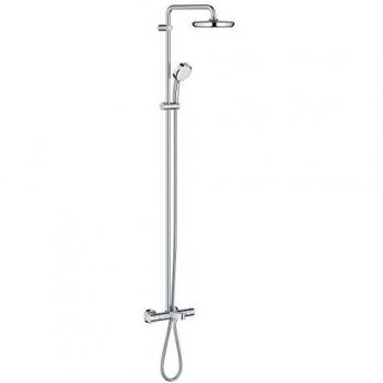 Tempesta System 210 Shower with Bath Thermostat for Wall Mounting, Chrome