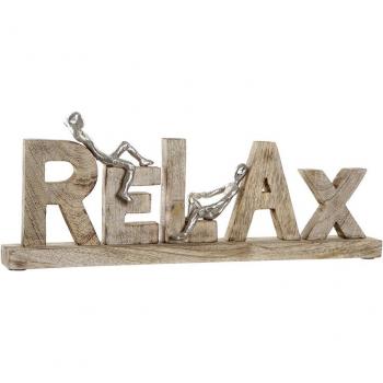 Figura Decorativa Relax in Argento (58 x 7 x 22 cm)