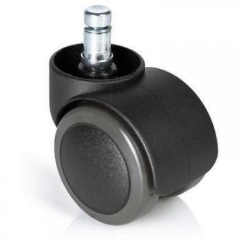 10mm/50mm Hartböden Stuhlrollen Schwarz