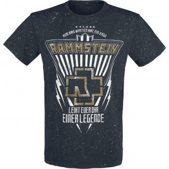 T-Shirt Rammstein Legende Nera Uomo S-4XL