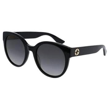 Gucci GG0035SN Black Cat Eye Sunglasses for Women (Size 54)