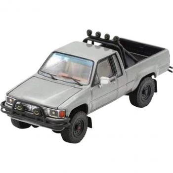 Gaincorp Complete 1/64 Toy Model: 1985 Toyota Hilux SR5 Xtra Cab in Gray LHD