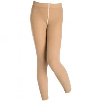 Silky Junior Dance Footless Ballet Tights for Girls (Tan, Ages 7-9)