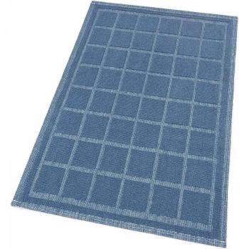 Tapis Antidérapant en Coton Bleu 50x80 cm