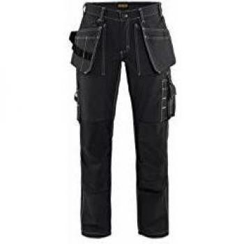 Pantaloni da Lavoro 1545 Nero (M) – Tasche Fluttuanti