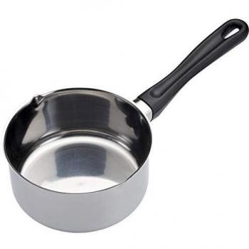 Kitchencraft 14Cm Stainless Steel Milk Pan (0.7 Litres)