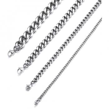 Richsteel Chaine Cubaine 45cm Acier Inoxydable 6mm