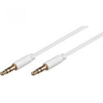 Microconnect 3,5 mm Audiokabel, 1,5 m, 3,5 mm Stecker, Weiß
