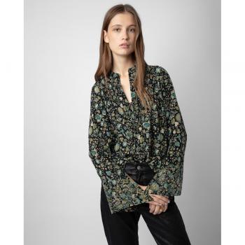 Blusa Floral de Seda para Mujer Taika de Zadig & Voltaire