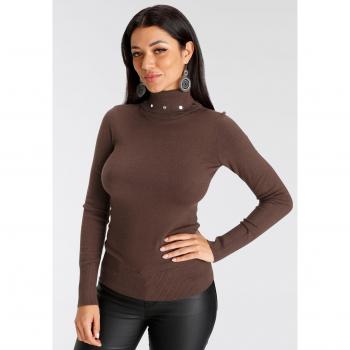 Melrose Rollkragenpullover – verziert mit Ziernieten