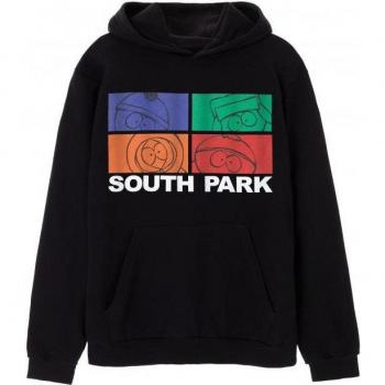 South Park Mannen Kleurblok Sweater Zwart L