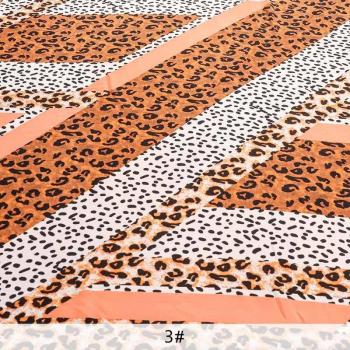 Leopard Muster Chiffon für Herren und Damen