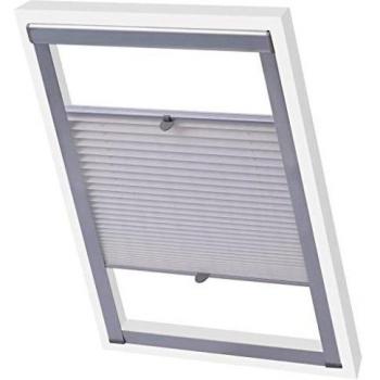 VidaXL White Pleated Blinds for Velux Windows
