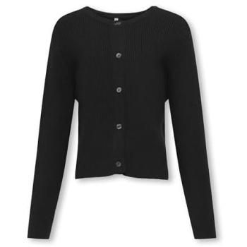 ONLY Kognatascha Strickjacke für Mädchen – Schwarz, Regular Fit, 158/164