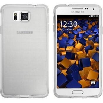 Capa Protectora Mumbi Galaxy Alpha de Poliuretano Transparentado