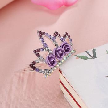 Flower Crown Hair Comb for Girls