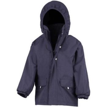 Long‑Line Rugged Navy Coat for Youths – Size 5/6
