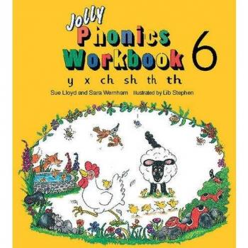 Jolly Phonics Workbook 6: in Precursive Letters (British English edition) by Sue