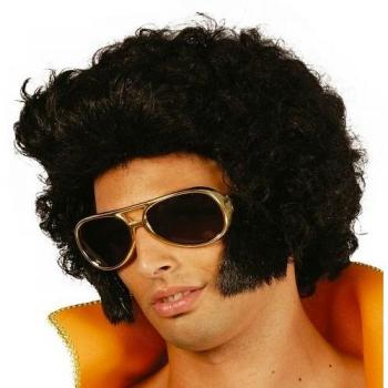 Parrucca Elvis con Basette Extra Lunghe