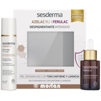 Conjunto Antimanchas y Anti-envejecimiento: Azelac RU Crema Gel 50ml y Ferulac Liposomal Serum 30ml de Sesderma