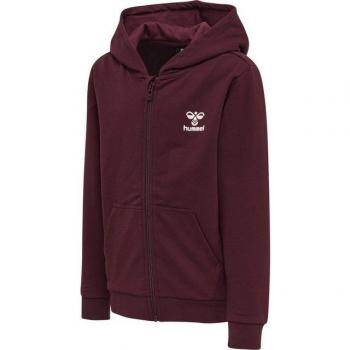 Sweatshirt Hummel Trece rojo, 110 cm, estilo full zip