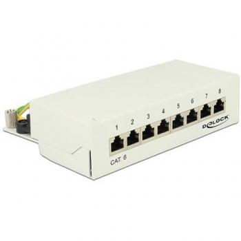 Delock Patchpanel 8 Port Cat.6