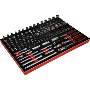KS Tools Steckschlüssel-Satz 142-tlg in Schaumstoffeinlage