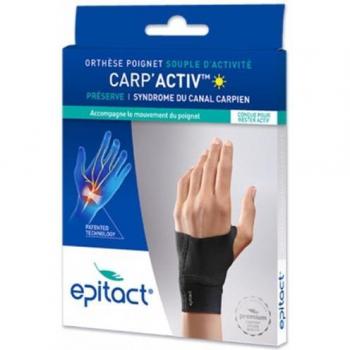 Epitact Carp'Activ Ortesis Muñequera Flexible para Actividad Mano Derecha Talla S