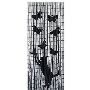Türvorhang Bambustürvorhang Bambusvorhang Dekovorhang Katze ✅90 x 200 cm ✅WENKO