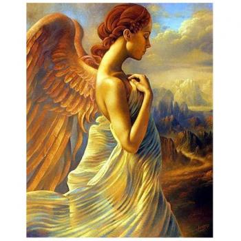 DIY Angel Wings Resin Craft – 20x30cm