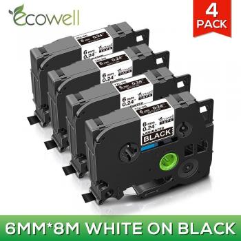 Ecowell 4PK 6mm Etiketten für 211 611 111 411 511 Modelle
