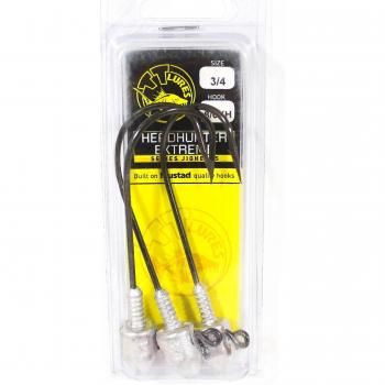TT Extreme Head‑Hunter Jig Head 3/4 oz 8/0 – 3‑Pack