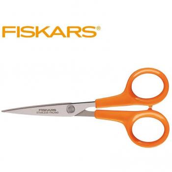 FISKARS Ciseaux Classic Micro-Tip Orange ambidextre, Longueur 13 cm