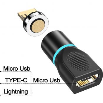 Adaptador USB C a Micro USB Magnético para Samsung