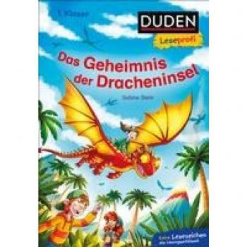 Duden Leseprofi – Das Geheimnis der Dracheninsel, 1. Klasse, Libro per bambini di Stehr Sabina