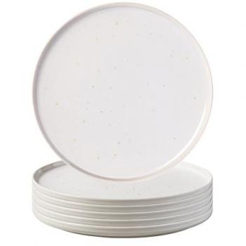 Speiseteller Winter Glow (Villeroy & Boch) – 27,3 cm, 6er Pack, beige