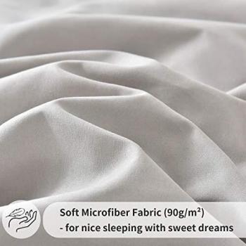 RUIKASI 4PC Super King Duvet Cover Set