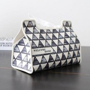 Caja de pañuelos decorativa estilo europeo
