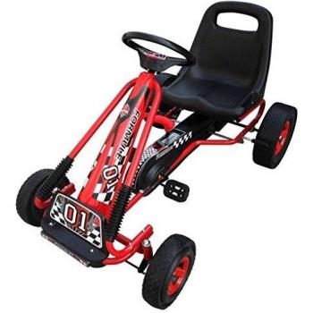 Kids Red Pedal Go Kart