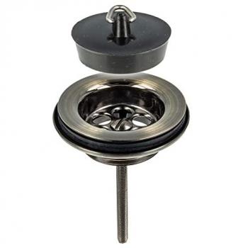 Tecuro 1 ¼ Zoll Universal-Ablaufventil mit Stopfen