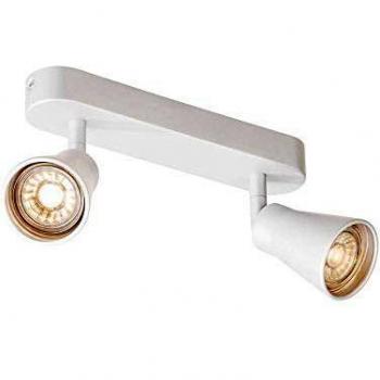 Applique/Plafonnier Avo Double – QPAR51 – GU10 – 2x50W – Blanc