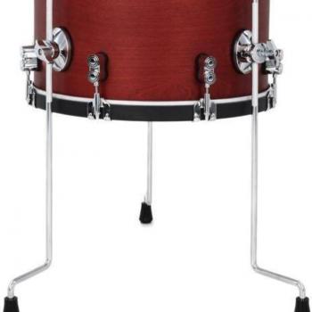 PDP 14x14 Ox Blood Floor Tom Drum