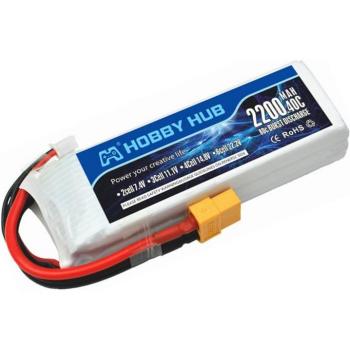 11.1V 3S Lipo Battery 2200mAh for RC Helicopters