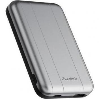 Batterie Mobile 5 kWh Légère – USB‑A/C MagSafe Induction Argent