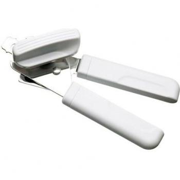 Abrelatas Multifuncional con Extractor de Tapas, 18cm, KitchenCraft, Blanco/Plateado