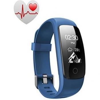 FP5 Pulse Fitness Funker Pulsera de Actividad con Pulsómetro IP67 – Color Azul