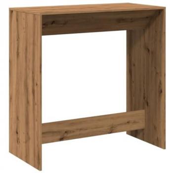 Vidaxl Table de Bar en Chêne Artisanal 102 × 50 × 103,5 cm Bois d’ingénierie