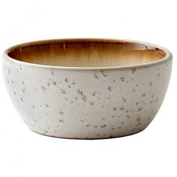 Bitz Schüssel 12 cm, Steinzeug, Creme