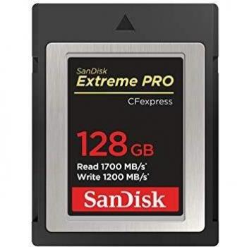SanDisk Extreme Pro 128 GB CFexpress Typ B Speicherkarte bis zu 1700 MB/s