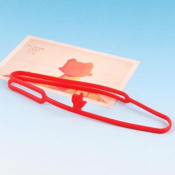 Office Supply Silicone Finger Pointing Bookmark